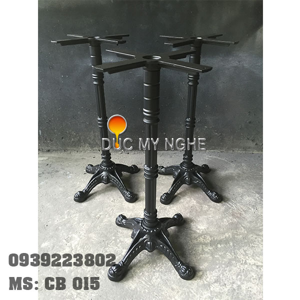 Bàn bar cafe 4 chân gang đúc CB 015